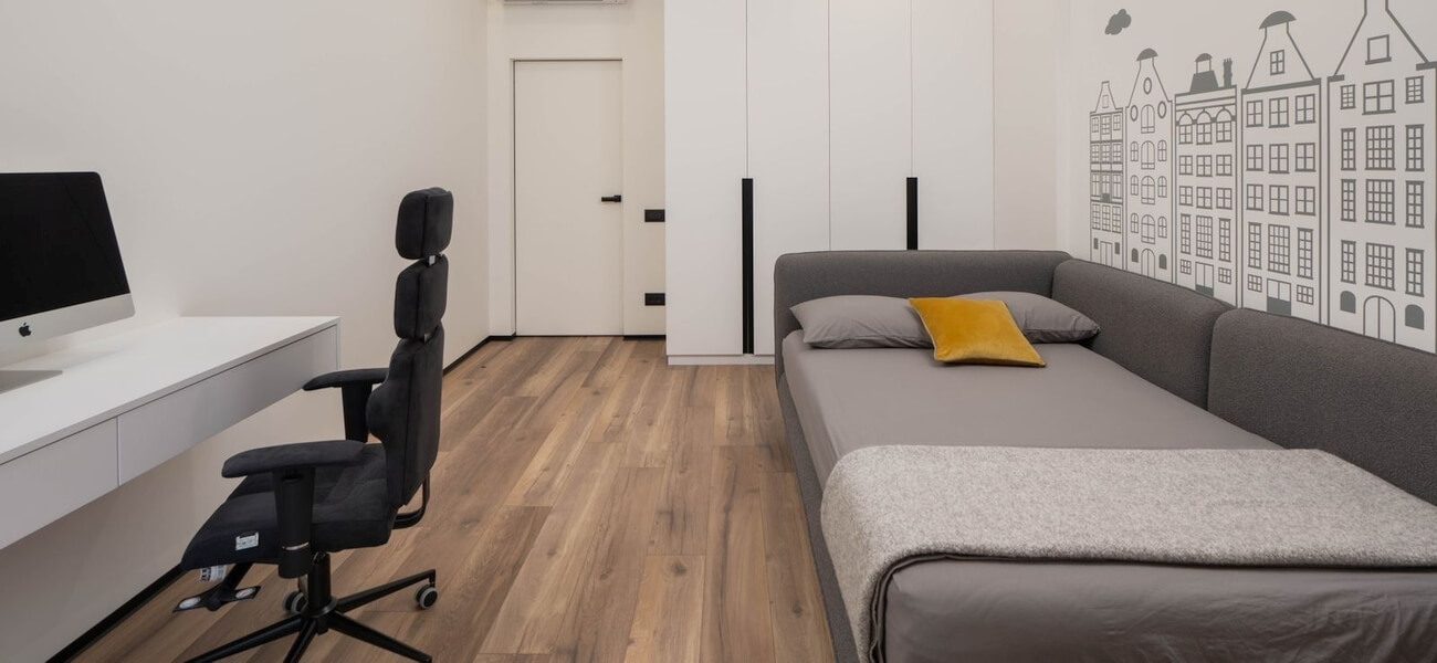 Квартира в ЖК Солом'янський з м'якими меблями від Delavega